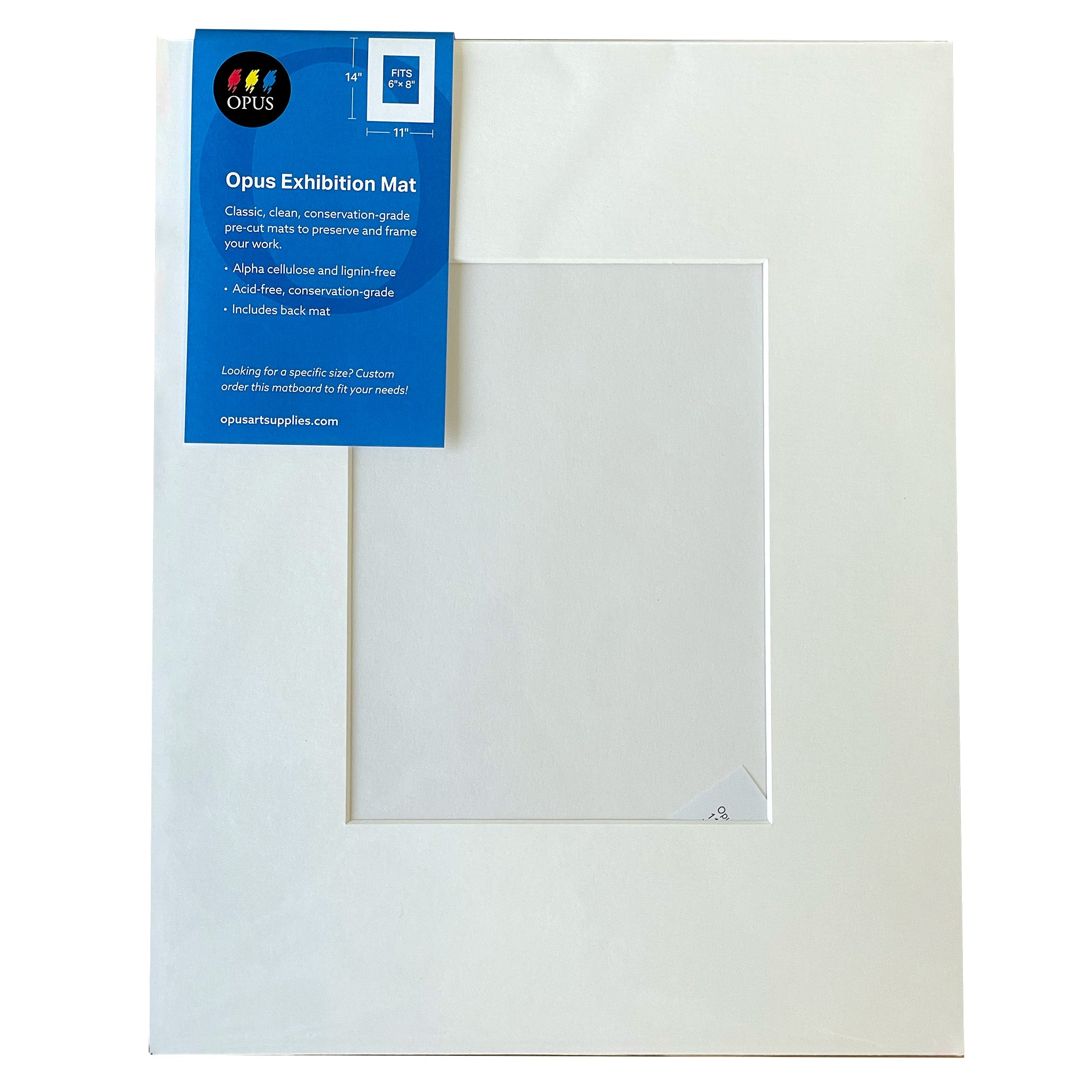 Opus Exhibition Conservation Mat - 11 x 14" Exterior