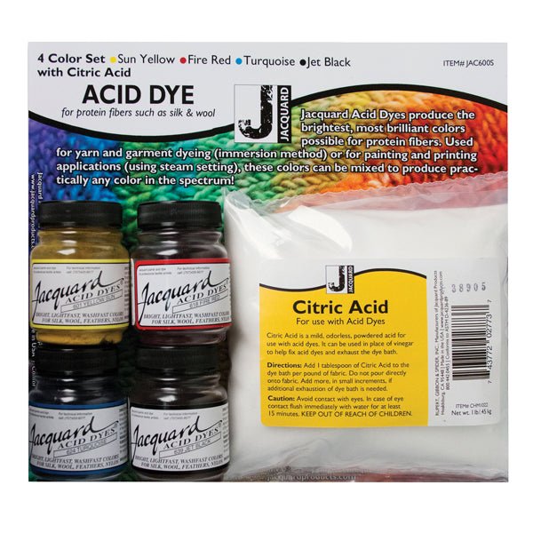Jacquard Acid Dye Starter Set
