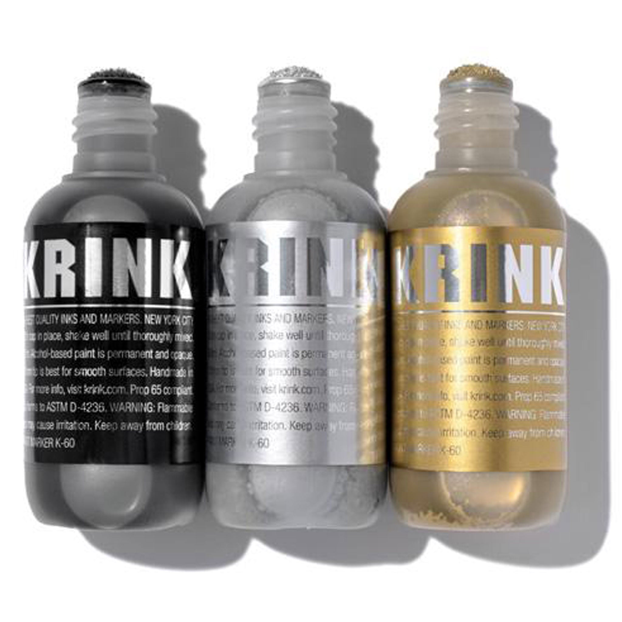 KRINK K-60 Bottle Paint Marker Set of 3