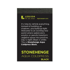 Stonehenge Aqua Black Watercolour Paper Pads - Cold Press