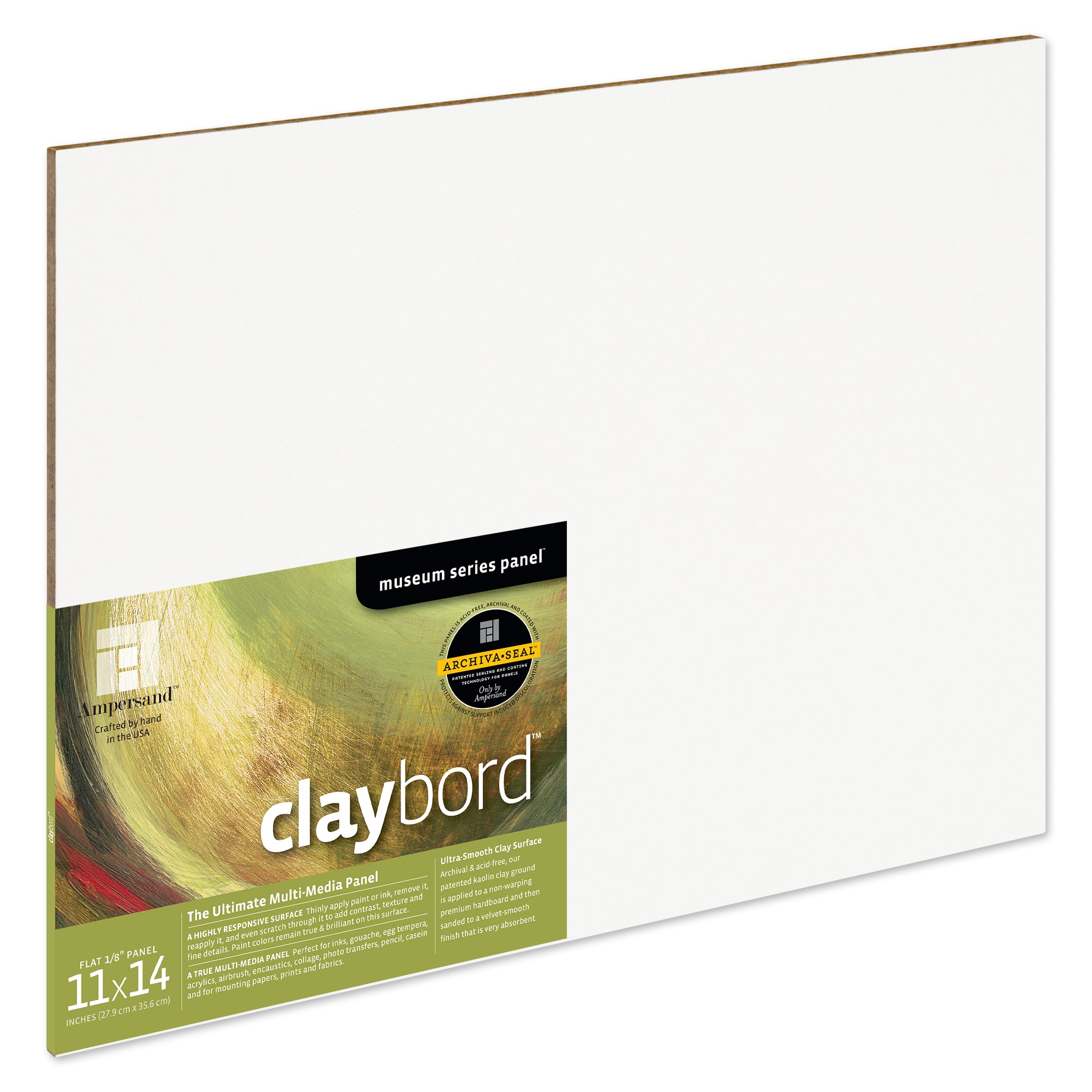 Ampersand Claybord Panels 1/8" Profile