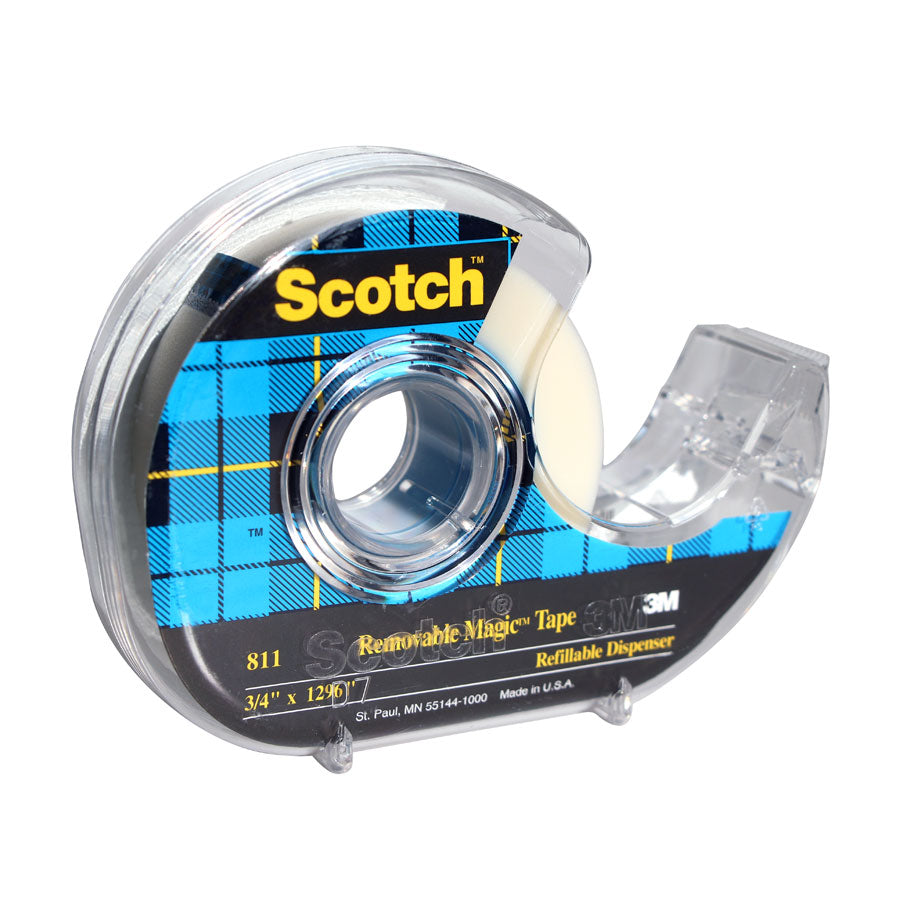3M Scotch Removable Magic Tape with Dispenser 19mm x 33m