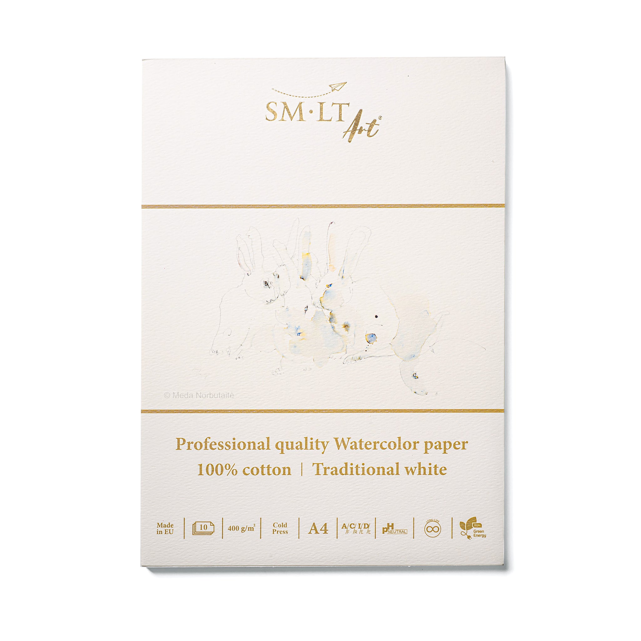 SM•LT Professional Watercolour Glued Pads – 400gsm