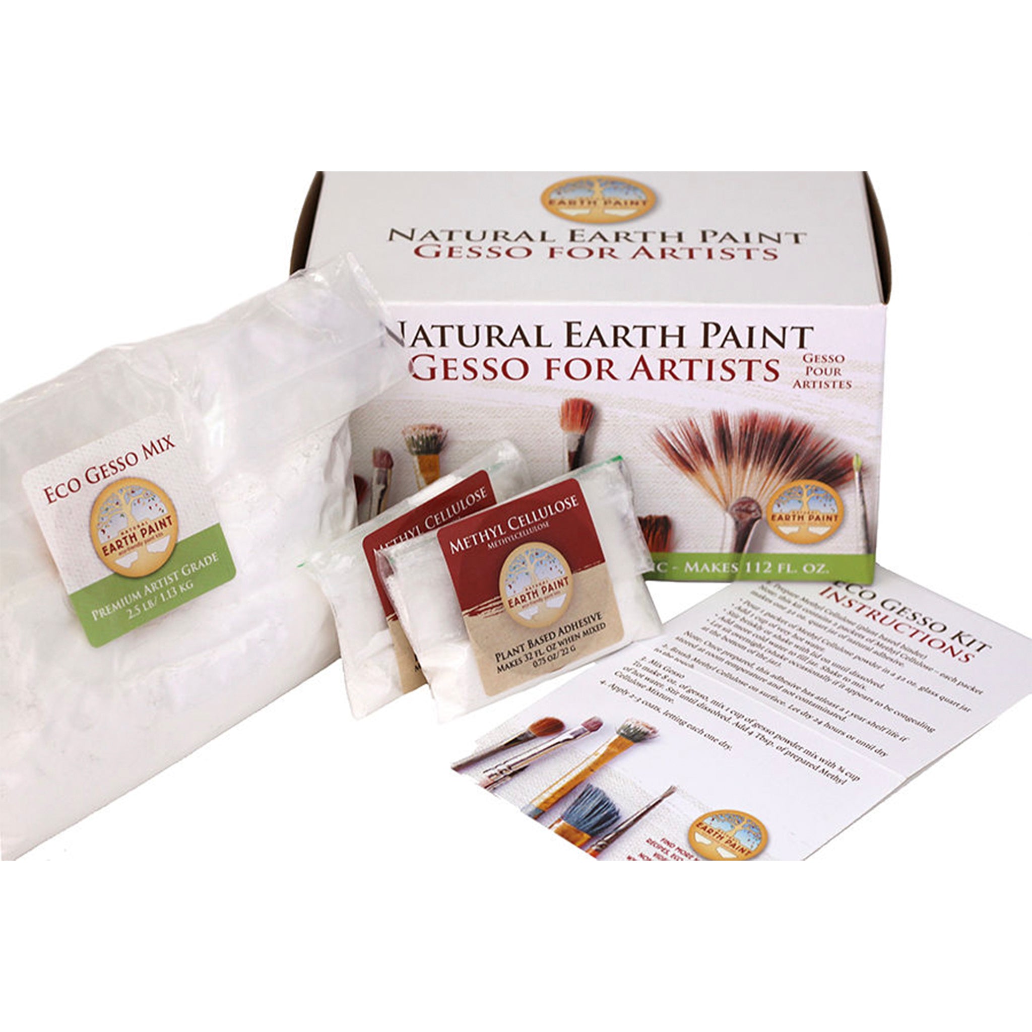 Natural Earth Paint Eco Gesso Kit