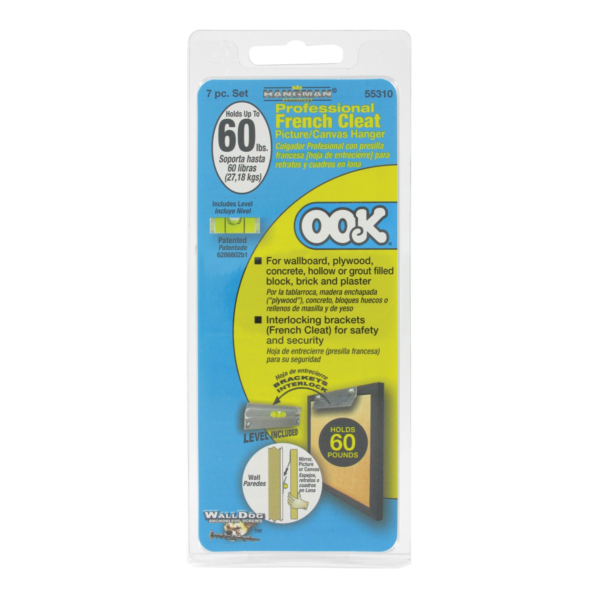 Ook Professional French Cleat 60lb