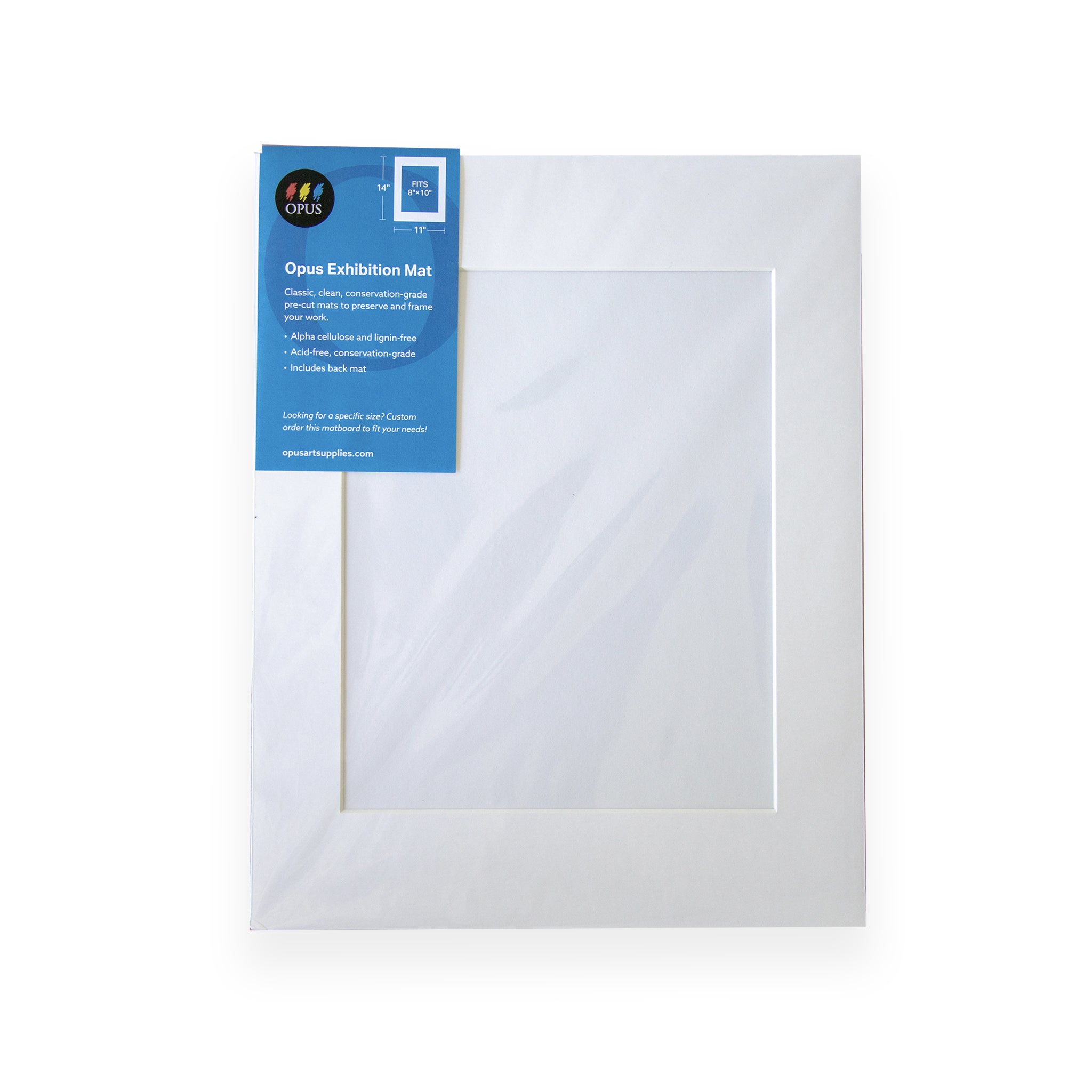 Opus Exhibition Conservation Mat - 11 x 14" Exterior