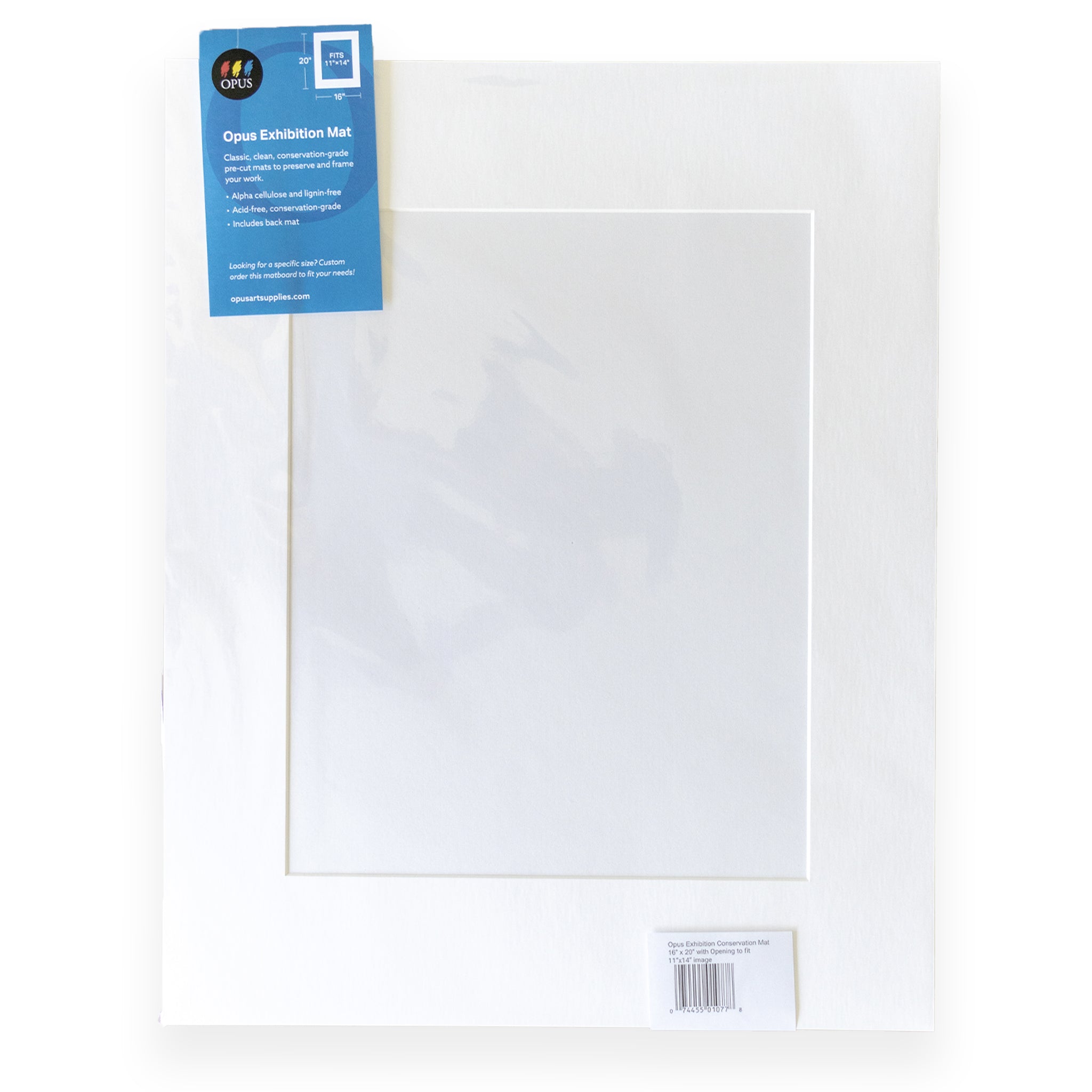 Opus Exhibition Conservation Mat - 16 x 20" Exterior