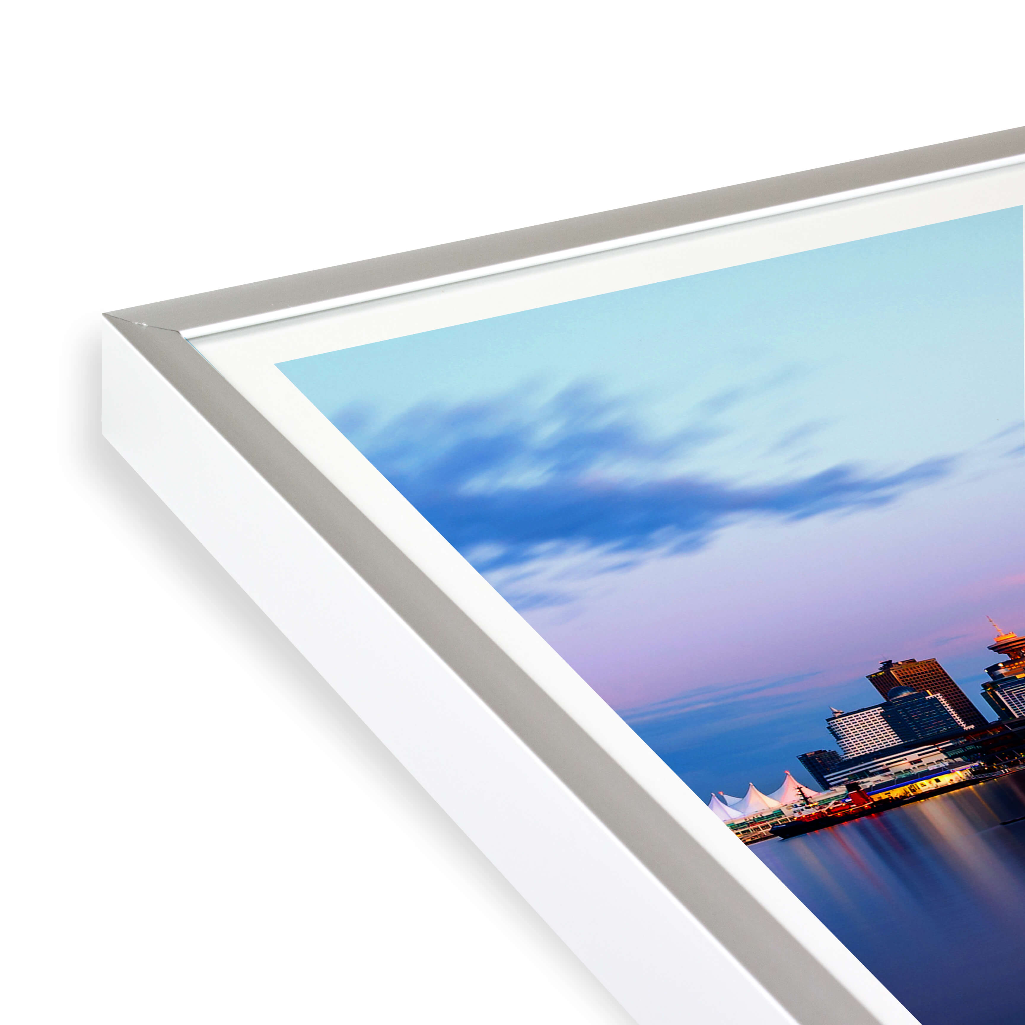 Opus Metal Exhibition Frames (Plexi) - Silver 22 x 28"