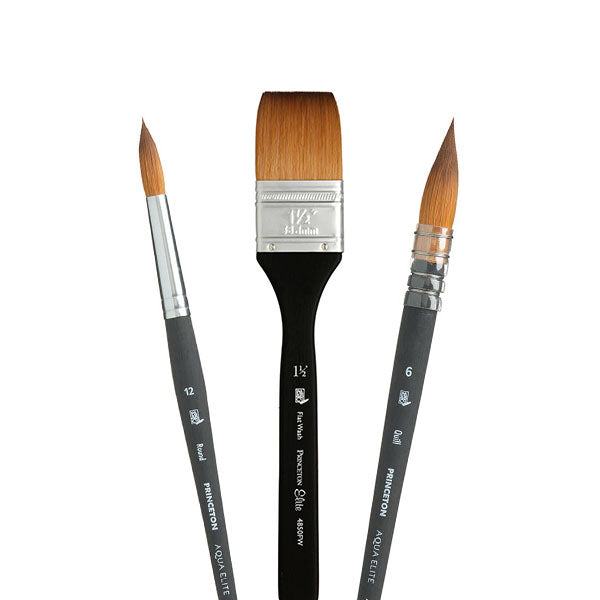 Princeton Aqua Elite Synthetic Watercolour Brushes