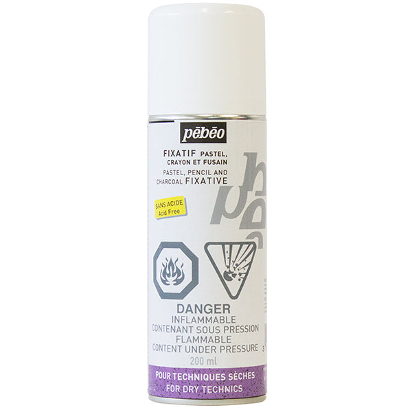 Pebeo Pastel, Crayon, & Charcoal Fixative - 200ml