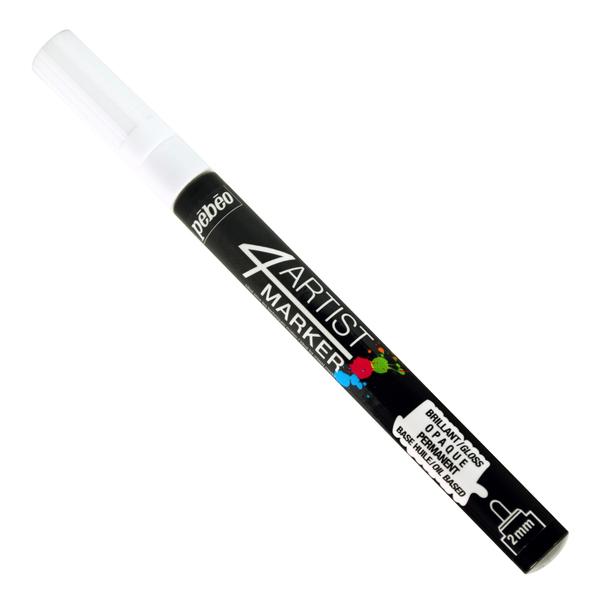 Pebeo 4Artist Markers - 2 mm Round Tip