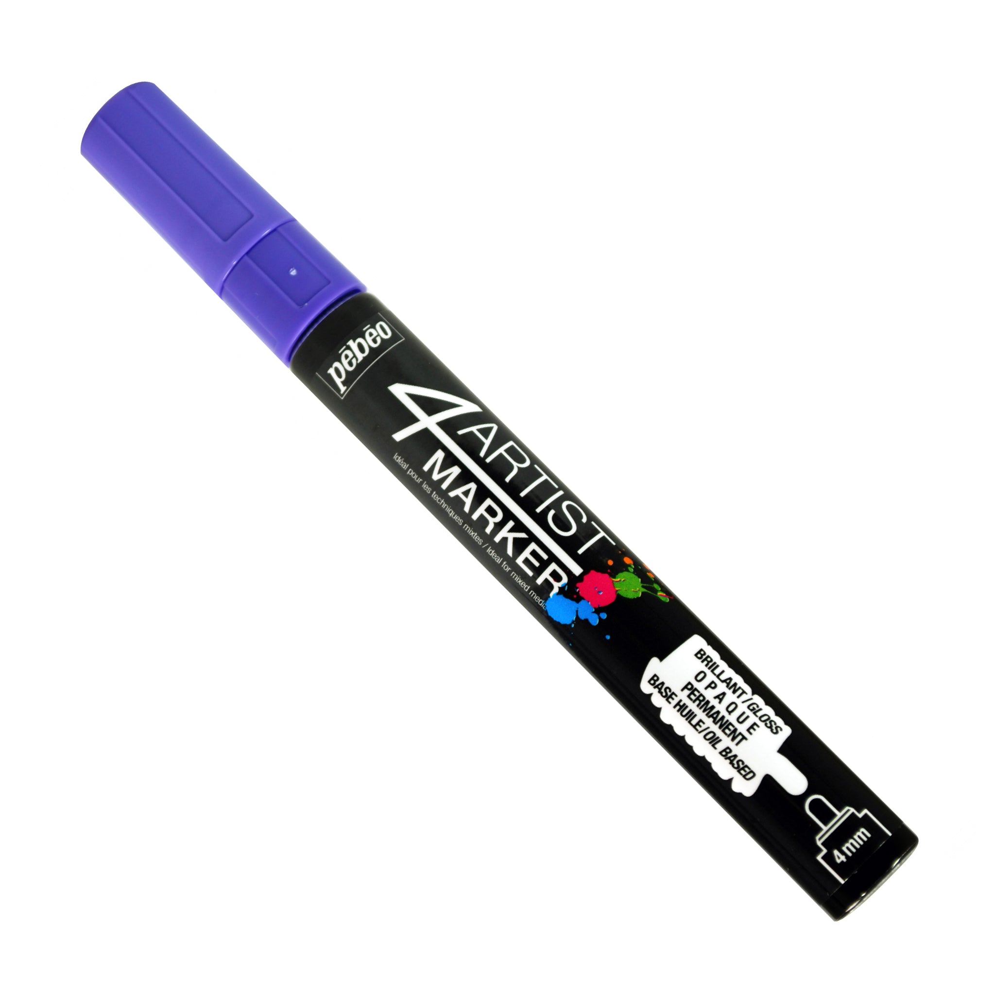 Pebeo 4Artist Markers - 4 mm Round Tip