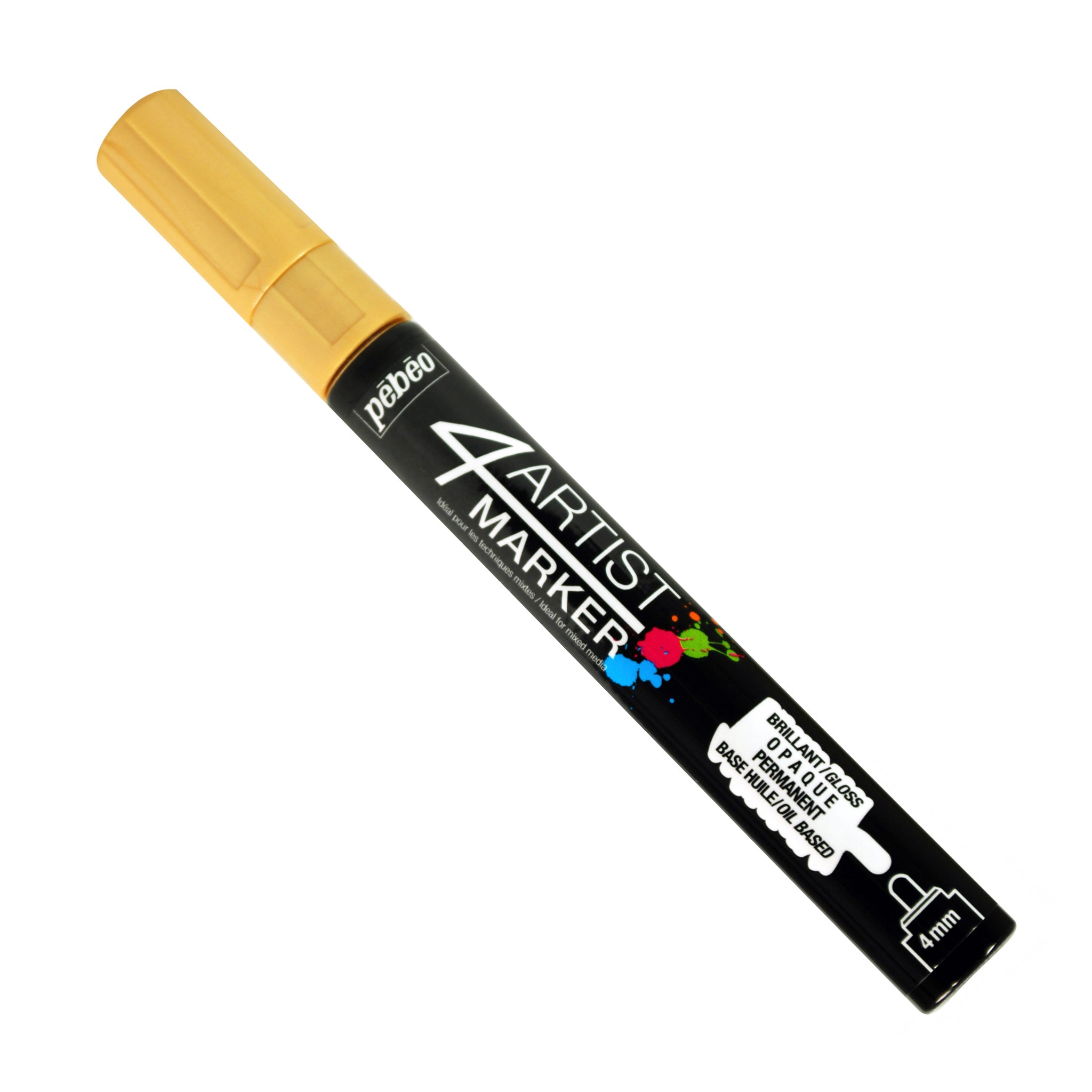 Pebeo 4Artist Markers - 4 mm Round Tip