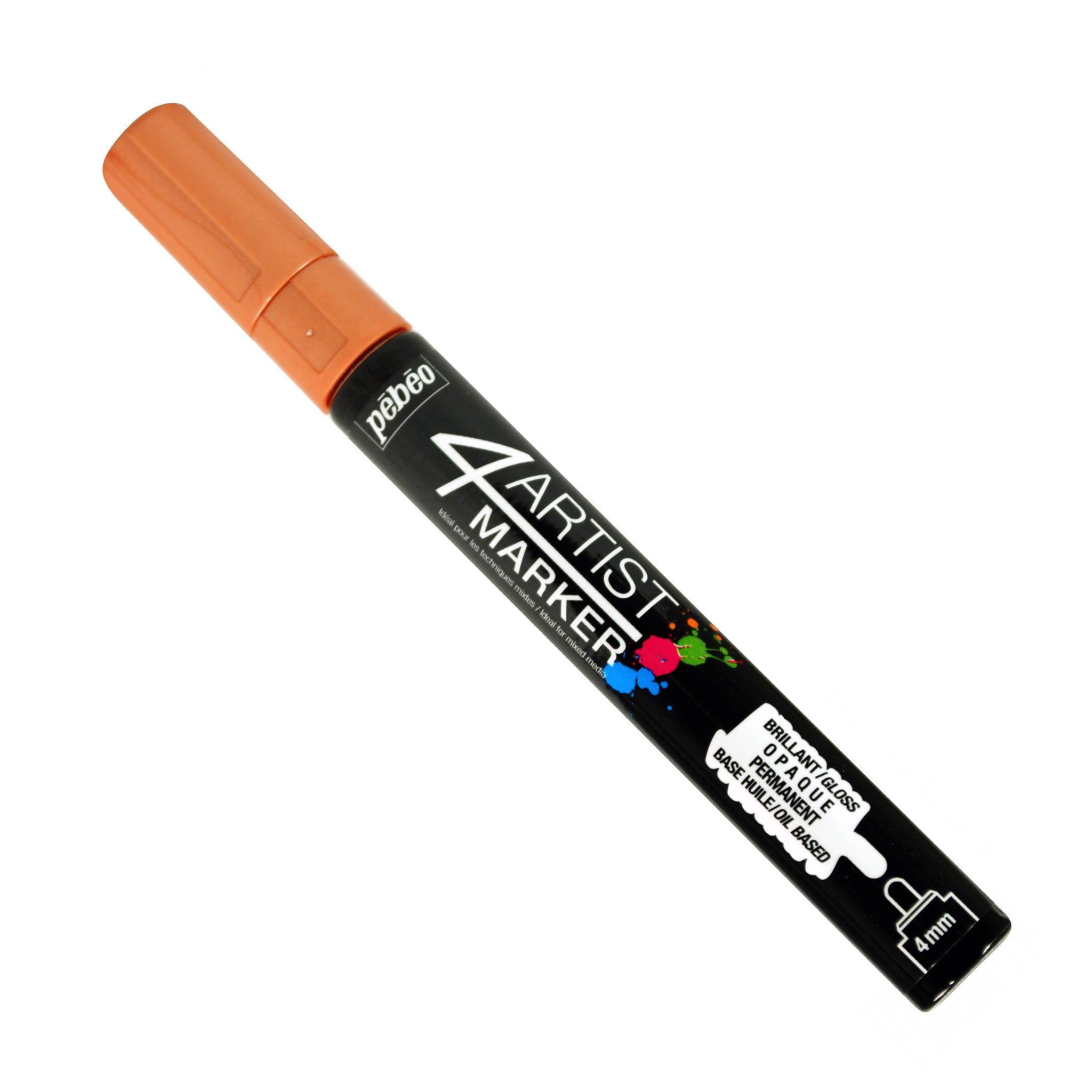 Pebeo 4Artist Markers - 4 mm Round Tip