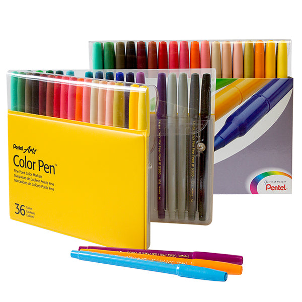 Pentel Color Pen Set of 36