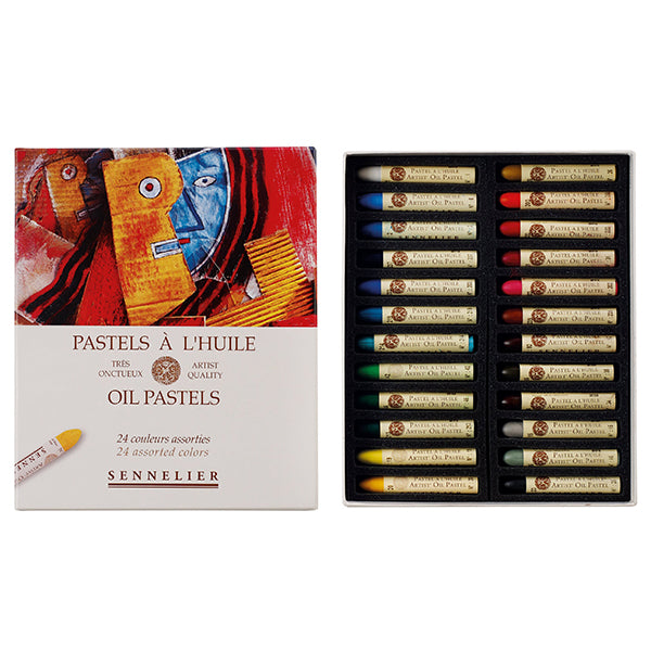 Sennelier Oil Pastel Set - Assorted Set of 24
