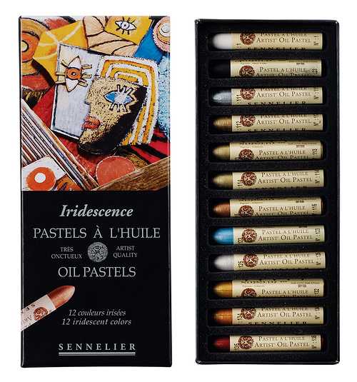 Sennelier Oil Pastel Set - Iridescent Set of 12