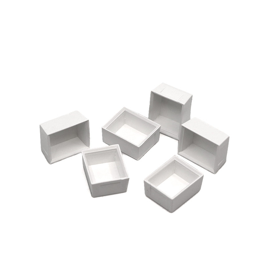 Empty Plastic Pans for Watercolours - Half Pan