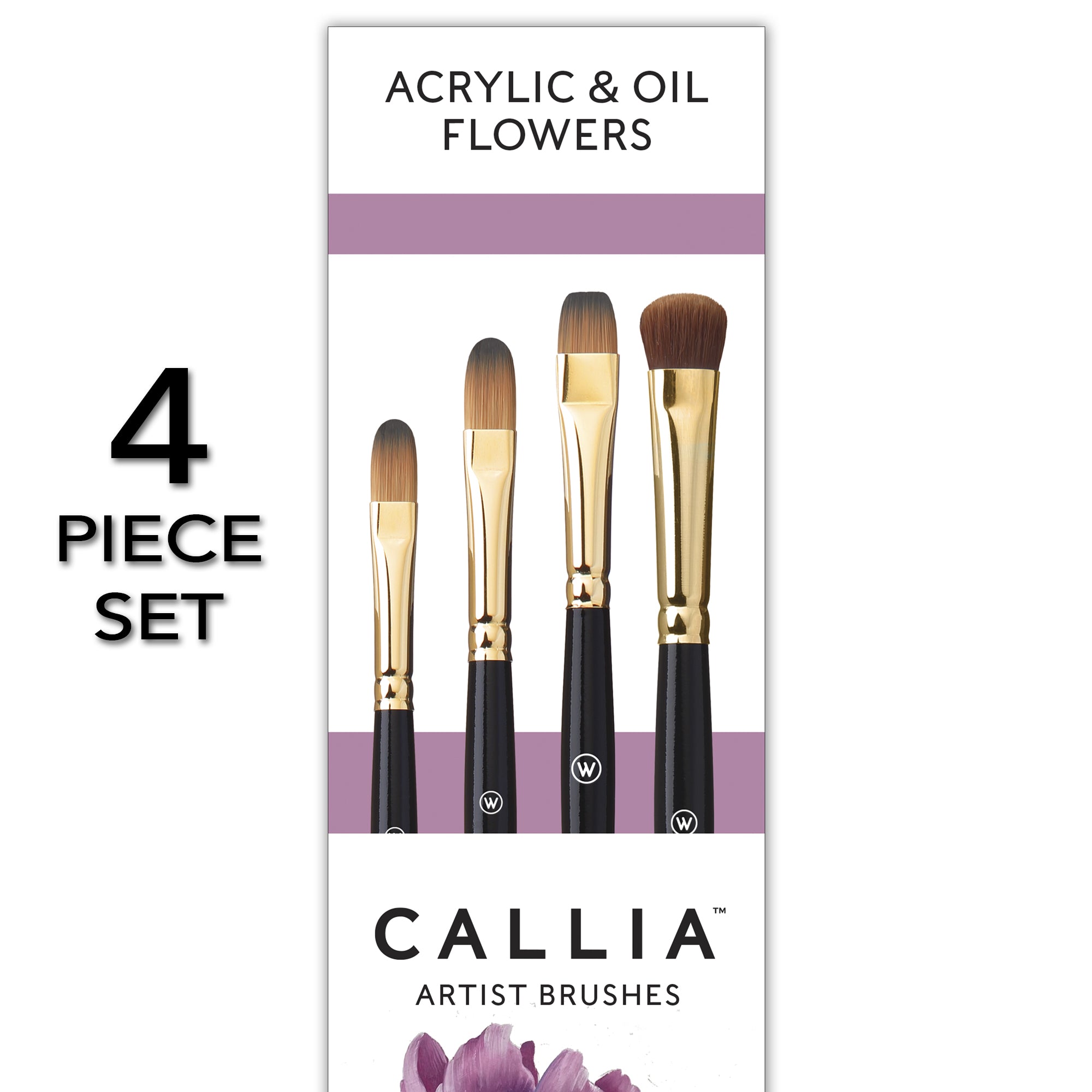 Willow Wolfe Callia Acrylic & Oil Flowers Set