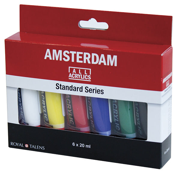 Amsterdam Standard Series Acrylic - General Selection Set of 6 x 20ml