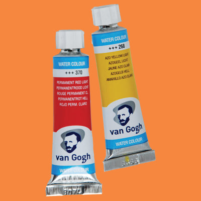 Van Gogh Watercolor Paint - Orange or Red or Purple