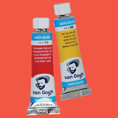 Van Gogh Watercolor Paint - Orange or Red or Purple