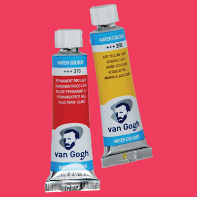 Van Gogh Watercolor Paint - Orange or Red or Purple