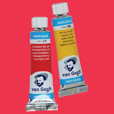Van Gogh Watercolor Paint - Orange or Red or Purple
