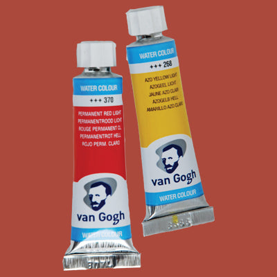 Van Gogh Watercolor Paint - Orange or Red or Purple