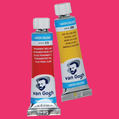 Van Gogh Watercolor Paint - Orange or Red or Purple