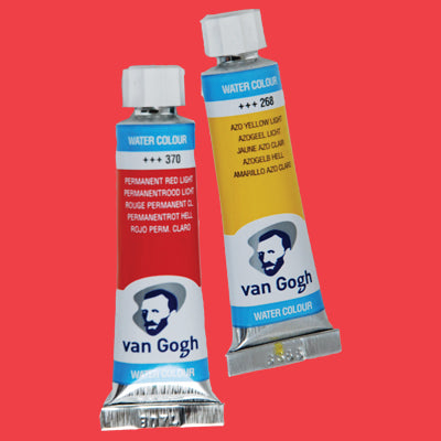 Van Gogh Watercolor Paint - Orange or Red or Purple