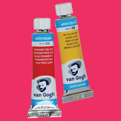 Van Gogh Watercolor Paint - Orange or Red or Purple
