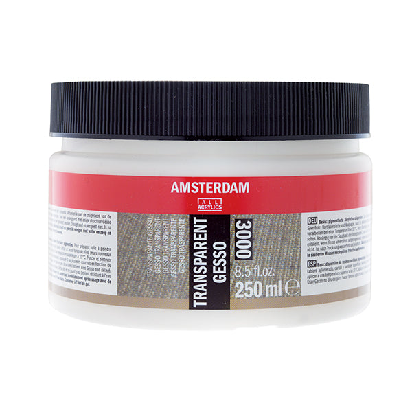 Amsterdam Acrylic Transparent Gesso - 250ml